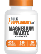 BulkSupplements Magnesium Malate Capsules 400mg front view
