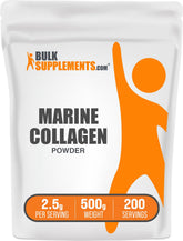 BulkSupplements Marine Collagen Powder 500g front view