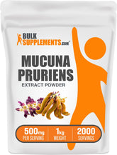 BulkSupplements Mucuna Pruriens Extract Powder 1021g front view