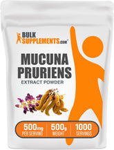 BulkSupplements Mucuna Pruriens Extract Powder 500g front view