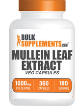 BulkSupplements Mullein Leaf Capsules 1000mg front view