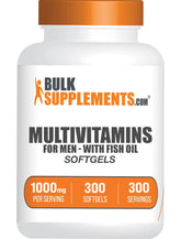 BulkSupplements Multivitamin for Men 300g softgel front view