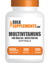 BulkSupplements Multivitamin for Men 50+ softgels front view