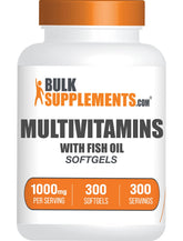 BulkSupplements Multivitamin Softgels front view with packaging