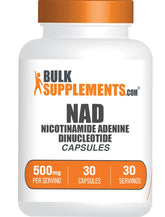 BulkSupplements NAD Capsules 40g front view