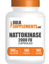 BulkSupplements Nattokinase 2000 FU capsules front view