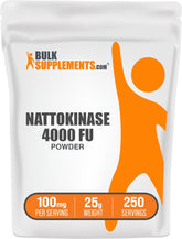 BulkSupplements Nattokinase Powder 4000 FU 41g front view