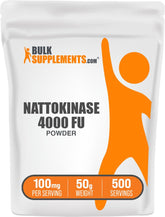 BulkSupplements Nattokinase Powder 4000 FU 60g front view