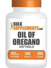 BulkSupplements Oil of Oregano Softgels 150mg front view