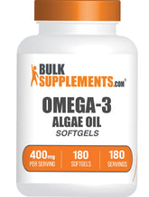 BulkSupplements Omega-3 Algal Oil Softgels front view
