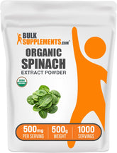 BulkSupplements Organic Spinach Extract Powder 522g front view