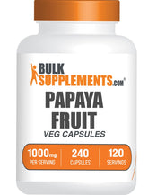 BulkSupplements Papaya Fruit Extract Capsules 10:1 front view