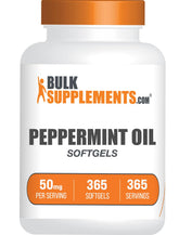 BulkSupplements Peppermint Oil Softgels 50mg front view