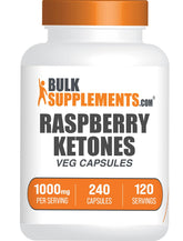 BulkSupplements Raspberry Ketones 1000mg Capsules front view