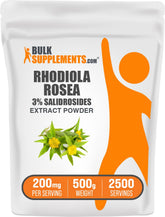 BulkSupplements Rhodiola Rosea Extract Powder 500g front view