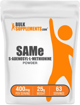 BulkSupplements SAMe Powder 400mg 25g front view