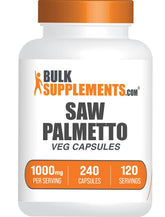 BulkSupplements Saw Palmetto Extract Capsules front view