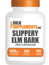 BulkSupplements Slippery Elm Extract Capsules front view