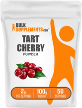 BulkSupplements Tart Cherry Powder 117g package front view