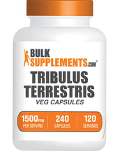 BulkSupplements Tribulus Terrestris Capsules 1500mg front view
