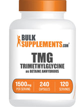 BulkSupplements Trimethylglycine Capsules 272g front view