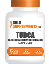 BulkSupplements TUDCA Capsules 250mg front view
