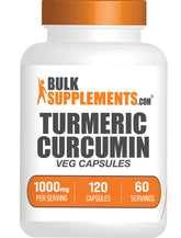 BulkSupplements Turmeric Extract 1000mg Capsules front view