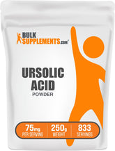 BulkSupplements Ursolic Acid Powder 100g front view