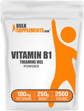 BulkSupplements Vitamin B1 250g powder front view