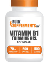 BulkSupplements Vitamin B1 Thiamine HCl 118g front view