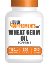 BulkSupplements Wheat Germ Oil Softgels front view