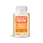 Bulletproof Zinc with Copper 120 capsules front view