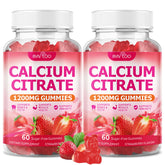 BVIVLOO Calcium Citrate Gummies 1200mg front view with packaging