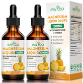 BVIVLOO Magnesium Drops 272g front view with pineapple flavour