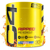 C4 Ripped Pre-Workout Powder 249g front view with packaging