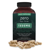 California Basics Zero for Him Vegan Psyllium Husk Capsules front view