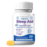 CalmCo Adult Sleep Aid Chewable Gels front view, 20 count