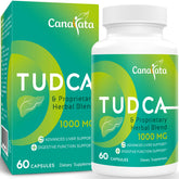 Canarata TUDCA Complex Milk Thistle 1000mg supplement front view
