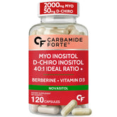 Carbamide Forte Myo-Inositol & D-Chiro Inositol Capsules front view