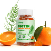 careleaf Biotin Gummies front view with packaging