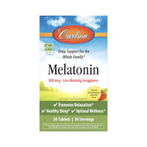 Carlson Melatonin 300 mcg chewable tablets front view