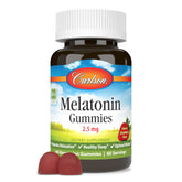 Carlson Melatonin Gummies 2.5 mg front view packaging