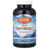 Carlson Omega-3 Fish Oil 1200mg front view of packaging
