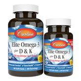 Carlson Omega-3 Fish Oil supplement bottle front view