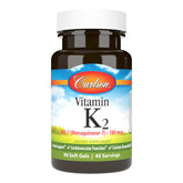 Carlson Vitamin D Supplement with K2 soft gel front view
