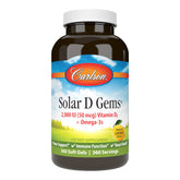 Carlson Vitamin D3 with Omega-3s 2000 IU soft gels front view