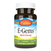 Carlson Vitamin E 800 IU soft gels front view
