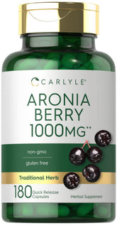 Carlyle Aronia Berry Capsules front view of packaging