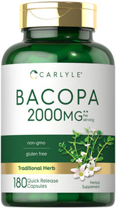 Carlyle Bacopa Monnieri Extract 500mg capsules front view