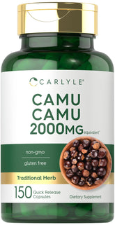 Carlyle Camu Camu Vitamin C Capsules bottle front view